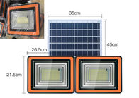 Remote Control PVC Solar 100lm / W Led Lampu Sorot Eksterior